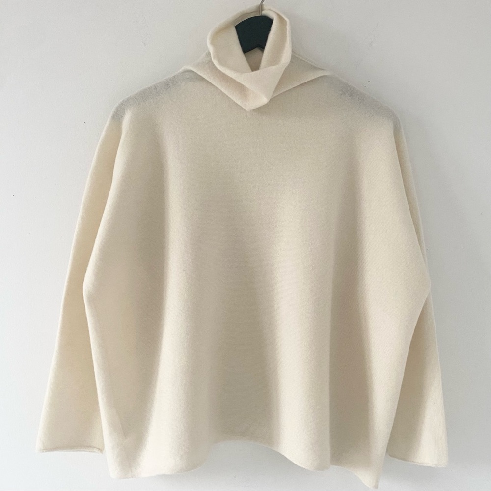 East By East West Wool Cashmere Turtleneck Sweater
